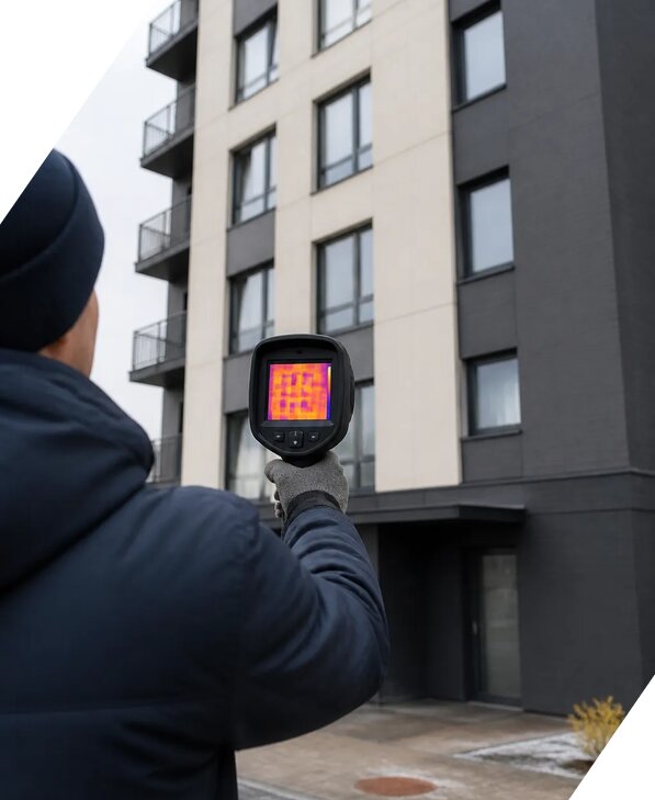 Тепловизионное обследование зданий в Новоуральске от 5104 р. | ЭкспертизаРоссия